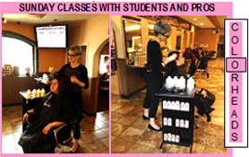 Sunday classes with student pros