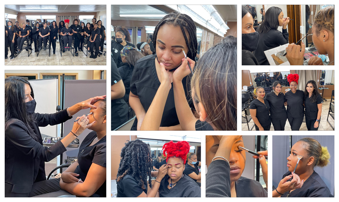 Makeup artistry classroom training