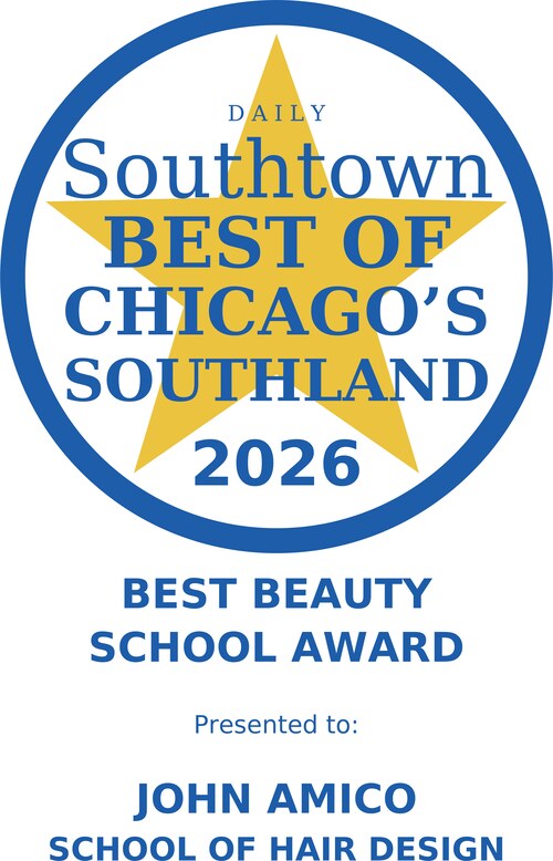Daily Southtown Best of Chicago&rsquo;s Southland 2026, Best Beauty School Award, presented to John Amico School of Hair Design
